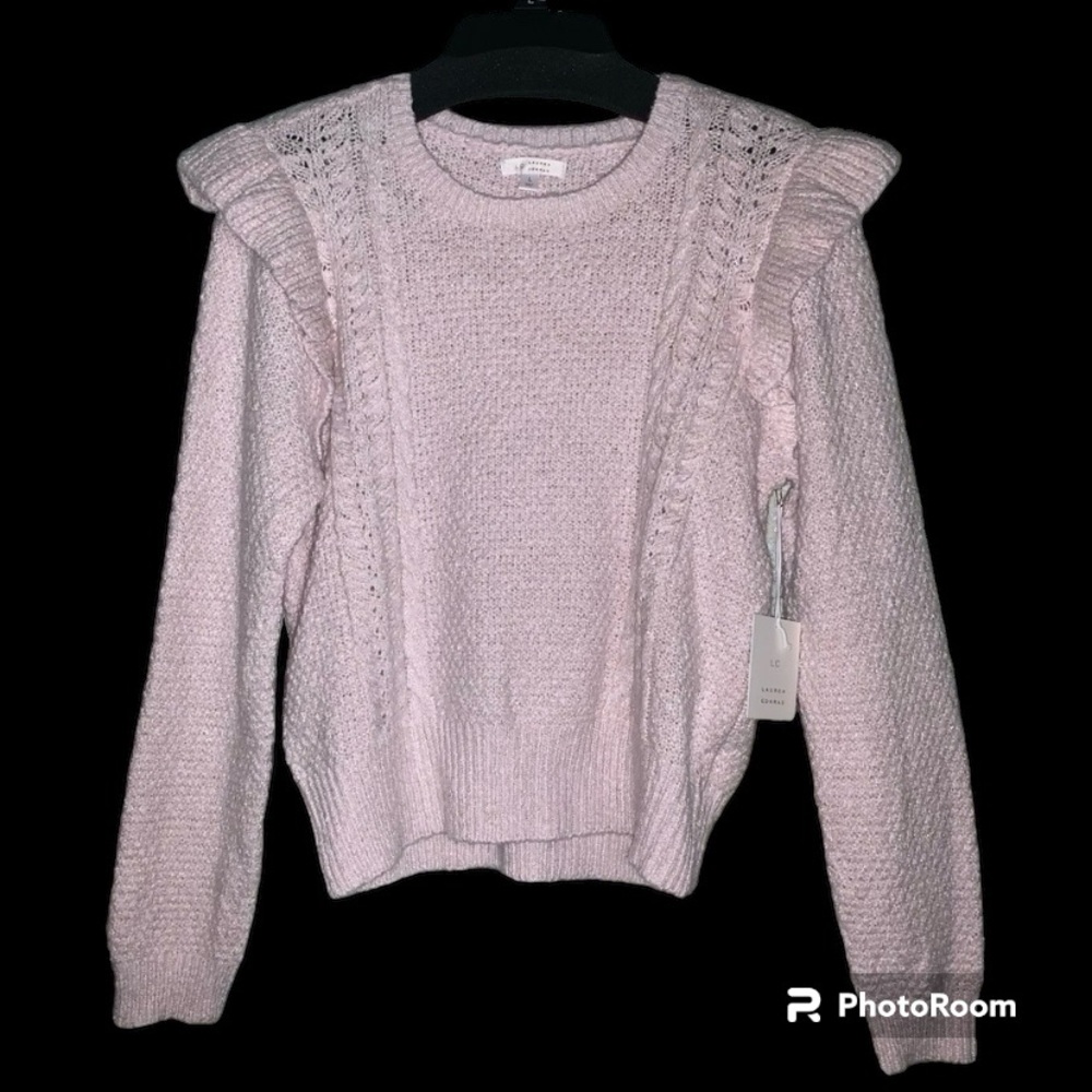 Lauren Conrad Puff Sleeve Vintage style sweater